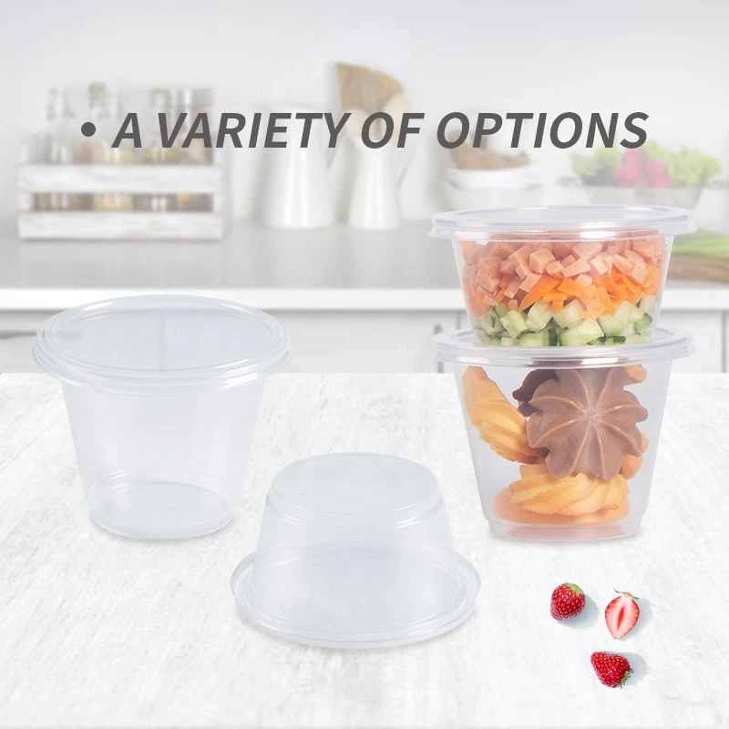 Plastic Portion Cups With Lids